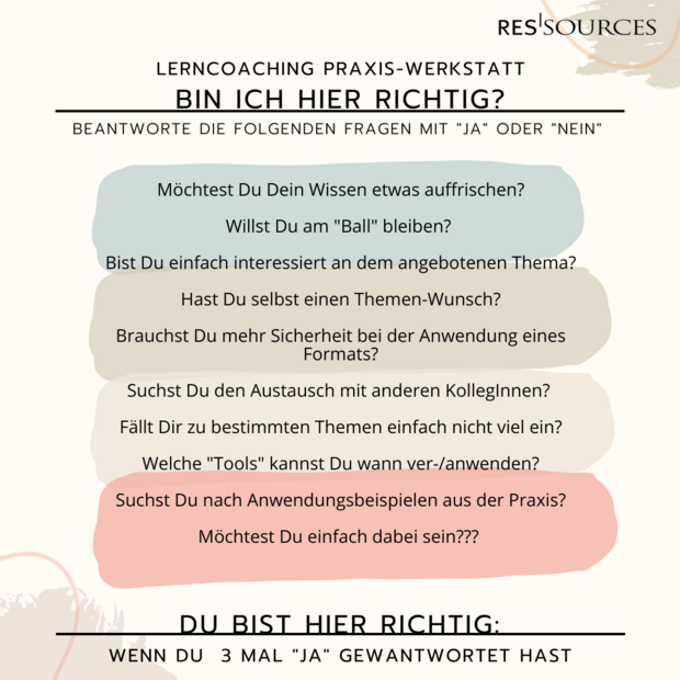 Bin ich hier richtig? Teste.