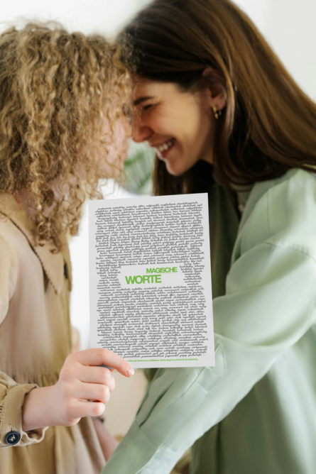 Postkarte mit inspirierenden und motivierenden Worten von Birgit Widmann v. Rebay